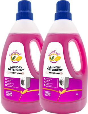 Soulfresh Front Load Washing Machine Laundry | Removes all type of stains | Lavender Liquid Detergent(2 x 1 L)