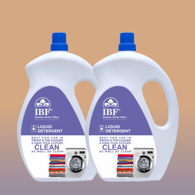 IBF blule Easiy Washing Machine liquid detergent Top Load & Front load liquid 10L Multi-Fragrance Liquid Detergent(2 x 5 L)