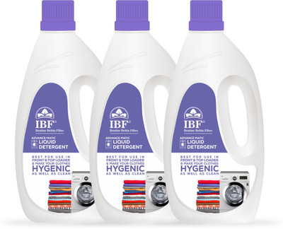 IBF Washing Machine Liquid Detergent – For Top & Front Load Multi-Fragrance Liquid Detergent(3 x 1 L)