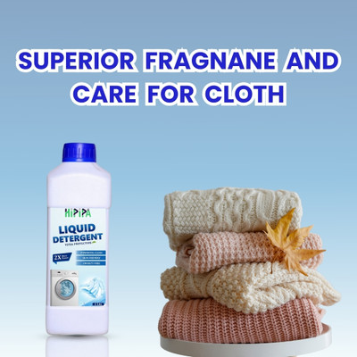 Hipipa washing machine and for hard stain Fresh Lavender Liquid Detergent(1 L)