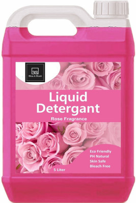 BLISS & BLUSH washing machine liquid detergent high level quality & multi extra shin pink 5l Multi-Fragrance Liquid Detergent(5 L)