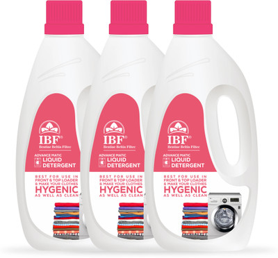 IBF Liquid Detergent Top Load Multi-Fragrance Multi-Fragrance Liquid Detergent(3 x 1 L)