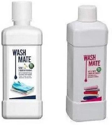Modicare WASHMATE (WOOLLEN & DELICATE FABRIC)& 5 IN 1 LIQUID DETERGENT PACK OF 2X500ML Floral Liquid Detergent(2 x 250 ml)