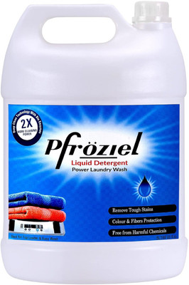Pfroziel liquid detergent ( 5L) With Fabric conditioner. Top load machine & Bucket wash. Fresh Liquid Detergent(5 L)