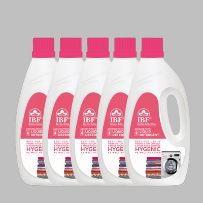IBF Washing-Machine liquid Multi-Fragrance Liquid Detergent(5 x 1 L)