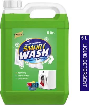 Snegvy Liquid Detergent Refil Can-5 Liter | Smart Wash Formula | Fabric Protect Fresh Liquid Detergent(5 L)