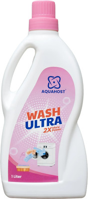 AQUAHOST Powerful Liquid Detergent-1L Top & Front Load Washing Machine and Hand by Wash Fresh Liquid Detergent(1 L)