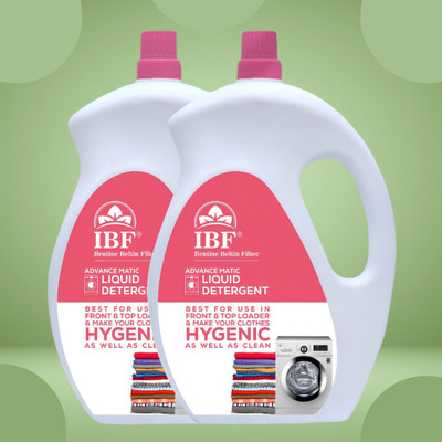 IBF Washing Machine Liquid Detergent Value Pack Multi-Fragrance Liquid Detergent(2 x 5 L)