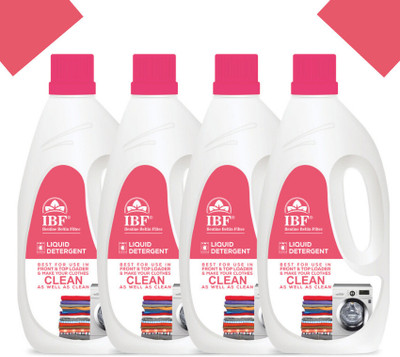 IBF Detergent liquid 5L top load & front load Multi-Fragrance Liquid Detergent(4 x 1 L)