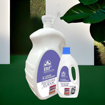 IBF Detergent for Clean Clothes Front Load and top load 5L + 1L Combo pack Multi-Fragrance Liquid Detergent(2 x 3 L)