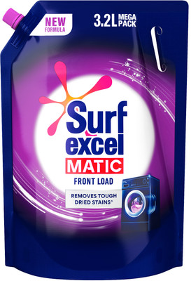 Surf excel Matic Front Load Pouch Multi-Fragrance Liquid Detergent(3.2 L)