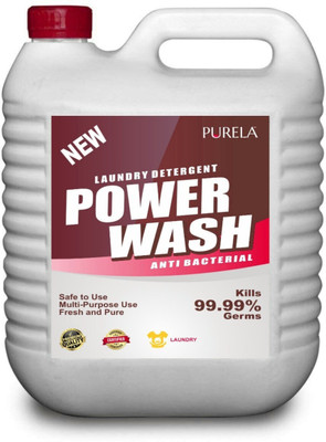 PURELA Liquid Detergent, Suitable for top load detergent and front load liquid detergent, Wash Detergent for Machine and Hand Wash Rose Liquid Detergent Rose Liquid Detergent(5000 ml)