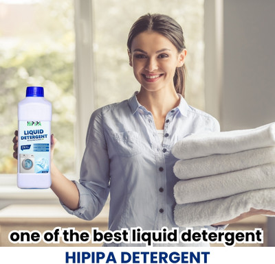 Hipipa Purple Detergent Liquid | 10X Power Multi-Fragrance Liquid Detergent(1 L)