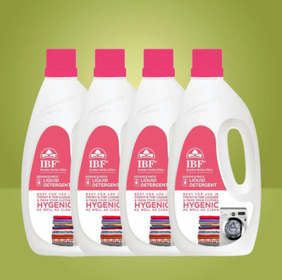 IBF Best Quality Liquid detergent combo (pack of 4) Multi-Fragrance Liquid Detergent(4 x 1 L)
