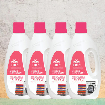 IBF Top load & Front Load Multi-Fragrance Liquid Detergent(4 x 1 L)