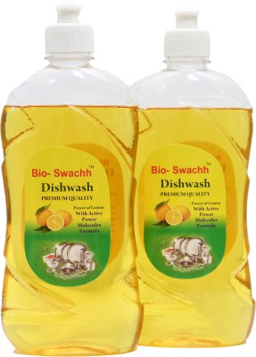 Bio- Swachh BioSwachh Double Combo Pack Dishwash lemon Flavour 500ml Lime Liquid Detergent(2 x 500 ml)