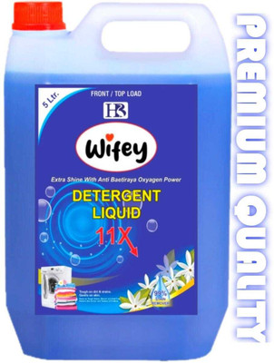 Wifey 5 Lt Liquid detergent For Top And Front Load|stain remover Liquid detergent Multi-Fragrance Liquid Detergent(5000 ml)
