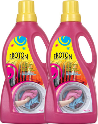Froton Liquid Detergent Top load and Front load, Laundry Liquid detergent Blossom Liquid Detergent(2 x 500 ml)