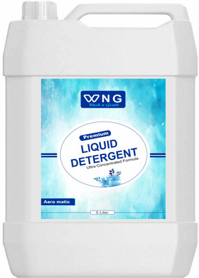 WNG Laundry Liquid for Fabric Care| Suitable for Top-Load and Front Load Machine Aqua Liquid Detergent(5 L)
