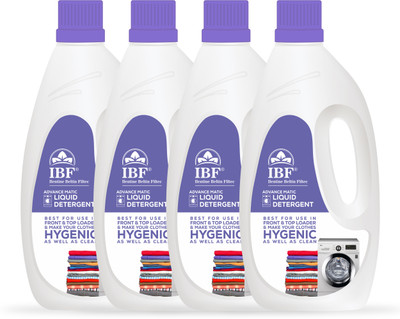 IBF Ilentine Beltin Filtec IBF Classis Liquid For All Type Of Washing Machine Liquid detergent (Pack of 4) Multi-Fragrance Liquid Detergent(4 x 1 L)