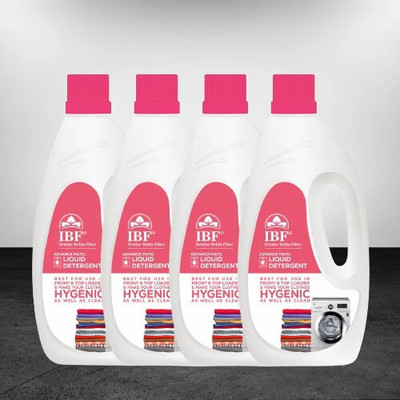 IBF Washing Machine Liquid Detergent Value Pack (Pack of 4) Multi-Fragrance Liquid Detergent(4 x 1 L)