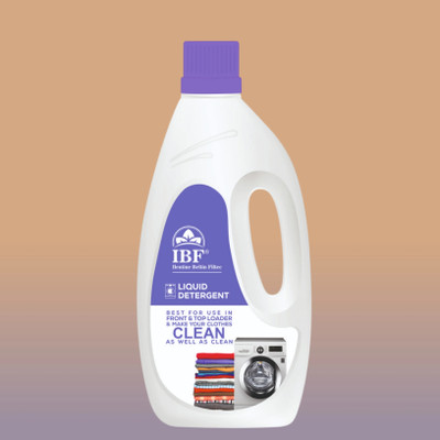 IBF Washing Machine Blue detergent liquid Top Load & Front load liquid Multi-Fragrance Liquid Detergent(1 L)