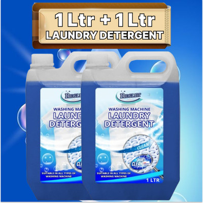 REGLET PROTECT SHINES OF CLOTHES,AND CLEANS PERFECTLY. Lavender Liquid Detergent(2 x 1 L)
