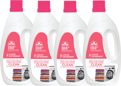 IBF Universal Liquid Detergent – Front & Top Load Compatible Multi-Fragrance Liquid Detergent(4 x 1 L)