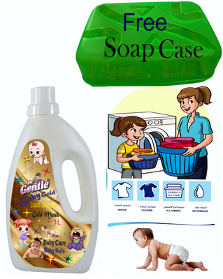 Dr.GENTLE 3X Power Based Baby Laundry for Clothes Liquid Detergent Blossom Liquid Detergent(1000 ml)