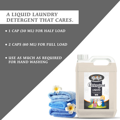 IGREJA Ultra Power Plus Liquid Detergent Combo Classic Multi-Fragrance Liquid Detergent(5 L)