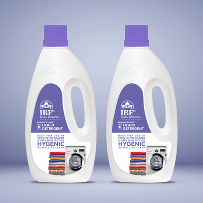 IBF LIQUID FOR WASHING-MACHINE Multi-Fragrance Liquid Detergent(2 x 1 L)