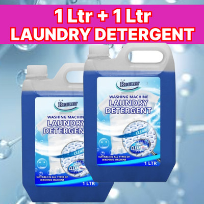 REGLET GIVE FRESHNESS,NO HARM TO YOUR CLOTHES | Lavender Liquid Detergent(2 x 1 L)