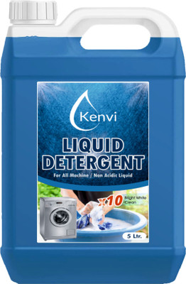 KENVI best liquid detergent for front and top load washing machine express cloth wash(5 L)
