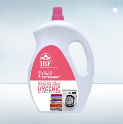 IBF Washing Machine Top Load & Front Load High Quality Pack of 1 Multi-Fragrance Liquid Detergent(5 L)