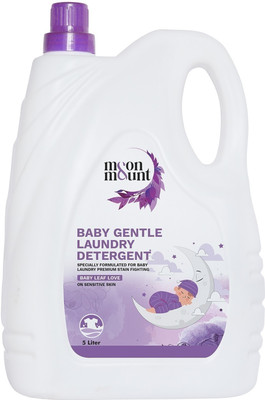 Moon and Mount Baby Clothes Detergent, Baby Laundry Detergent with Multiple Fragrances Lavender Liquid Detergent(5 L)