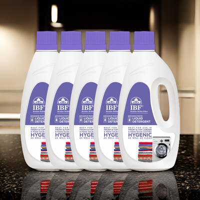 IBF Liquid Graph Neural Networks Multi-Fragrance Liquid Detergent(5 x 1 L)