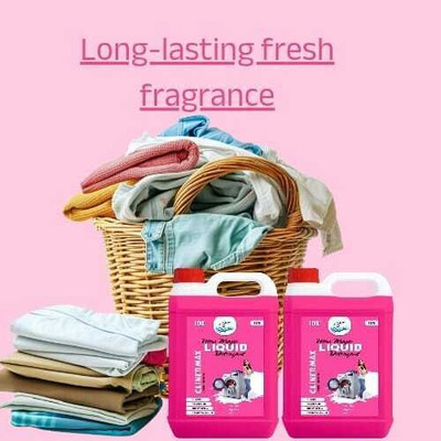 Clinerma Pink Liquid Washing Solution | Baby Safe Formula | 2L Rose Liquid Detergent(2 x 500 ml)