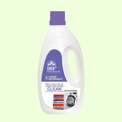 IBF Washing Machine detergent liquid Top Load & Front load liquid Multi-Fragrance Liquid Detergent(1 L)