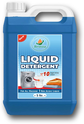 BRINZA Liquid Detergent for front load and top load machine(5 Liter) Lavender Liquid Detergent(2 x 2.5 L)