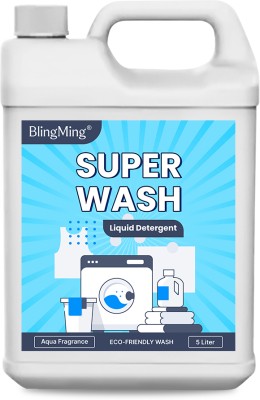 BlingMing Liquid Detergent 5 Liter, Laundry Liquid for Fabric Care Aqua Liquid Detergent Aqua Liquid Detergent(5000 ml)