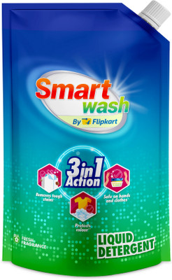 Smart Wash by Flipkart 3 in 1 Action Fresh Liquid Detergent(1 L)