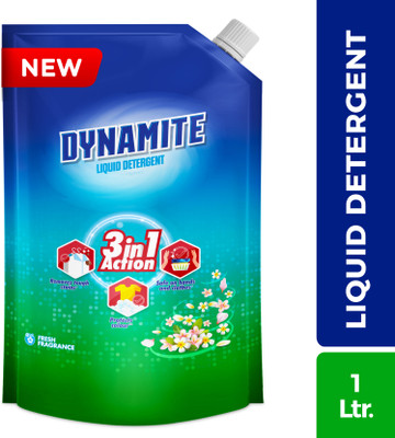 Dynamite by Flipkart 3-In-1 Fresh Liquid Detergent(1 L)