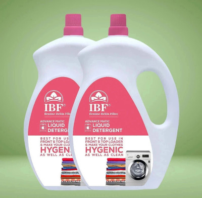 IBF Washing-machine Liquid Combo (Pack of 2) Multi-Fragrance Liquid Detergent(2 x 5 L)