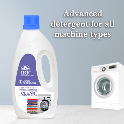 IBF Advance Matic Premium Top Load & Front Load Detergent For Washing Machine (2 Lt) Multi-Fragrance Liquid Detergent(2 x 1 L)
