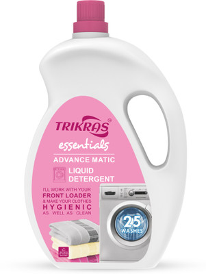 TRIKRAS Metic Advance Liquid Detergent Tough Stain Removal Front & Top Load Laundry Fresh Liquid Detergent(5 L)