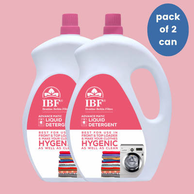 IBF op & front load liquid detergent for Machine and HandWash Multi-Fragrance Multi-Fragrance Liquid Detergent(2 x 5 L)