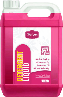 WARYAN Color-Safe & Skin-Friendly Laundry Detergent for Everyday Freshness |Gentle Care Fresh Liquid Detergent(5 L)