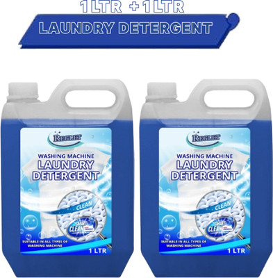 REGLET NO HARMFUL CHEMICALS BEST AND GOOD LIQUID DETERGENT Sandalwood Liquid Detergent(2 x 1 L)