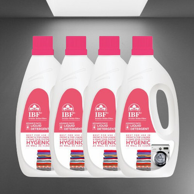 IBF Washing Machine Multi Fragrance hygenic - Multi-Fragrance Liquid Detergent(4 x 1 L)