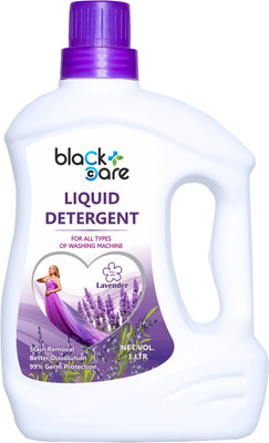Black Care Matic Liquid Detergent 1 L | For Top & Front Load Machine | Non-Toxic Lavender Liquid Detergent(1 L)